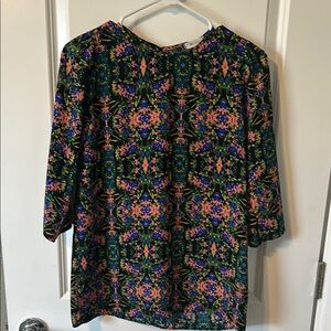 Everly Floral Print Blouse
